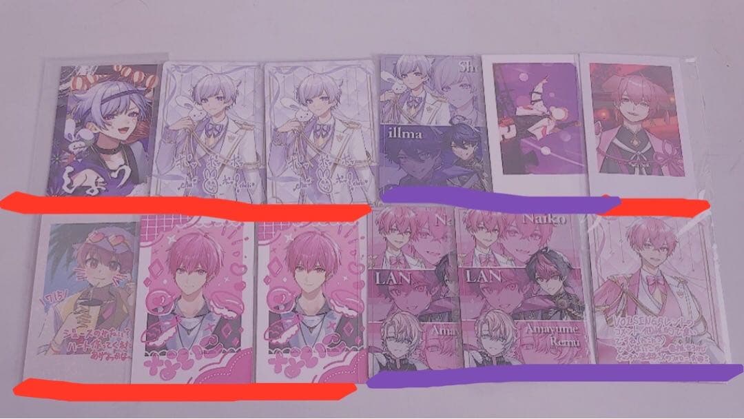 いれいす バラ売り大歓迎 VOISING 缶バッジ チェキカード クリアファイル