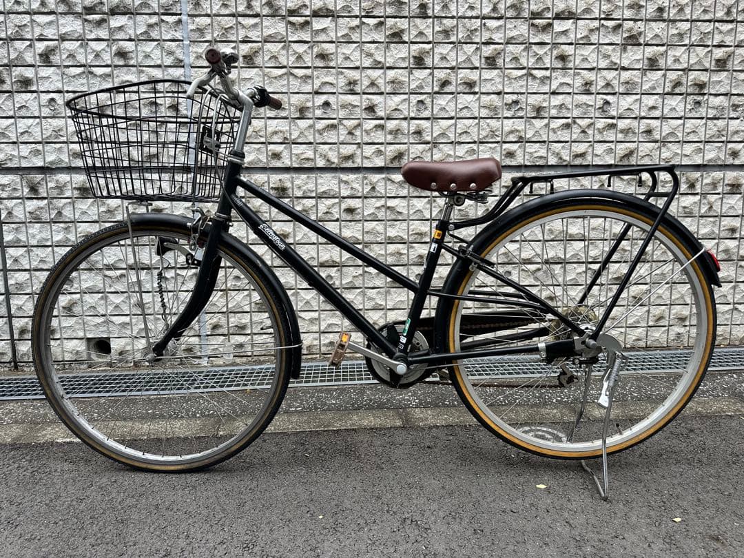 シティサイクル ブラック　あさひ　Beleg