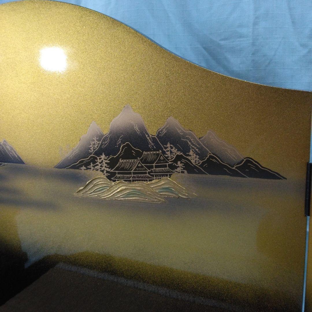 五月飾り 富岳黒屏風 平台　☆ 大幅値下げ !! ☆