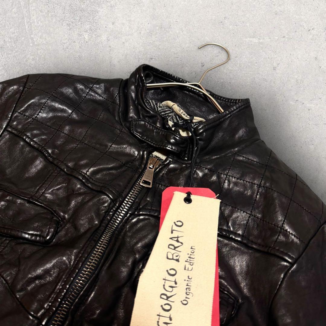 Low1941ジョルジオブラット レザージャケット 向井理 本革 ブラック