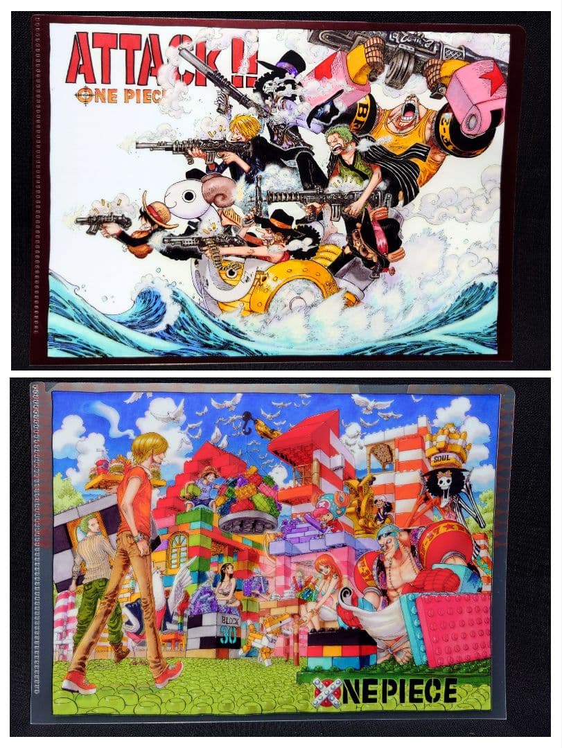 原作絵 麦わらストア ワンピース 連載20周年記念大宴会フェア特製クリアファイル