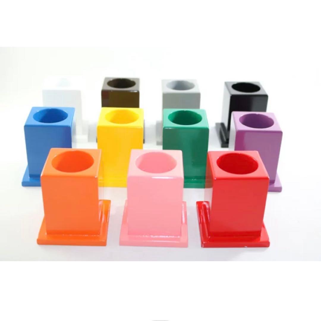 モンテッソーリ　色鉛筆立てセット　♪11色♪