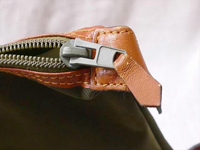 [2647]　良品　＊ダンヒル＊　ナイロンバック　旅行用鞄　カーキ