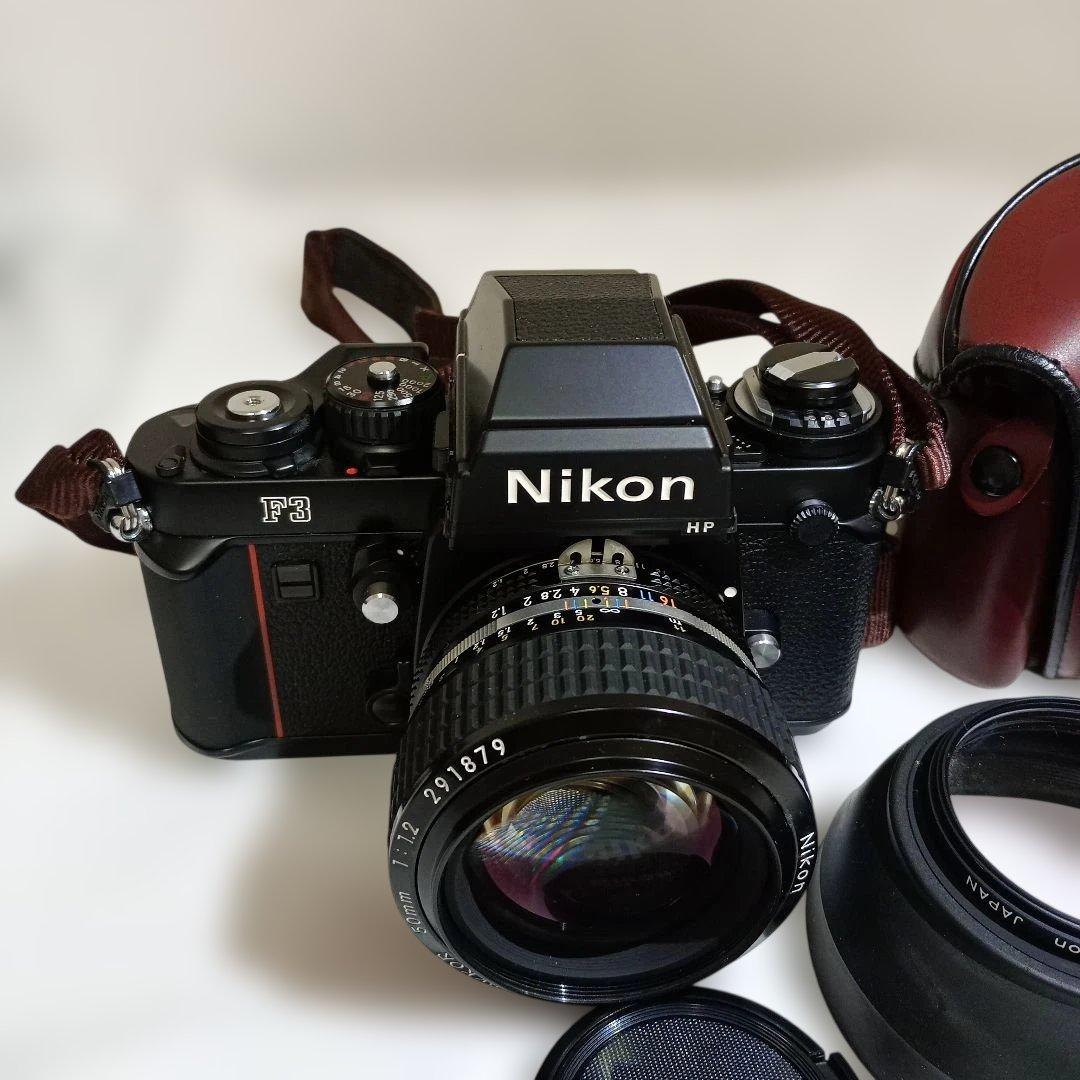 【美品】Nikon F3 HP一眼レフカメラ Nikkor 50mm f1.2