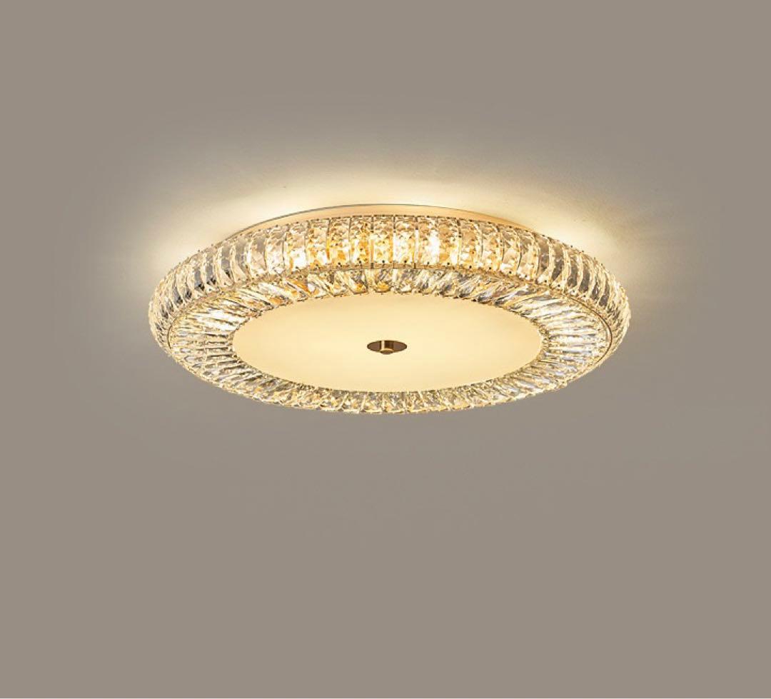 リモコン付きクリスタルシャンデリア 50cm