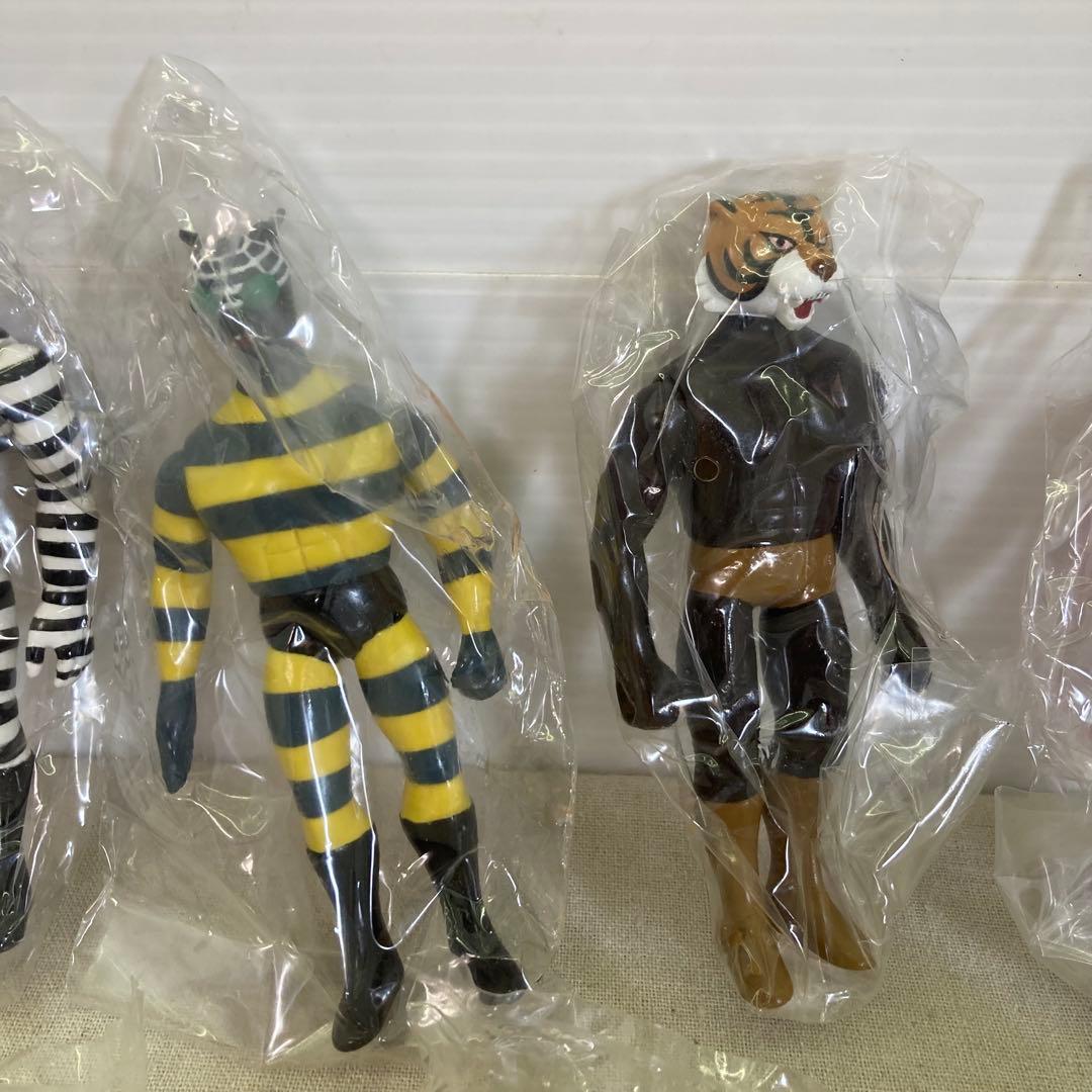 【激レア★9種セット】タイガーマスクフィギュア 幻のレスラー ソフビ 当時物　A