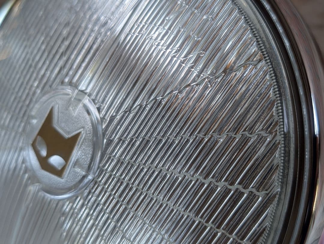 マーシャル 720 ヘッドライト リム付き クリアレンズ 金猫 キティ 箱付き