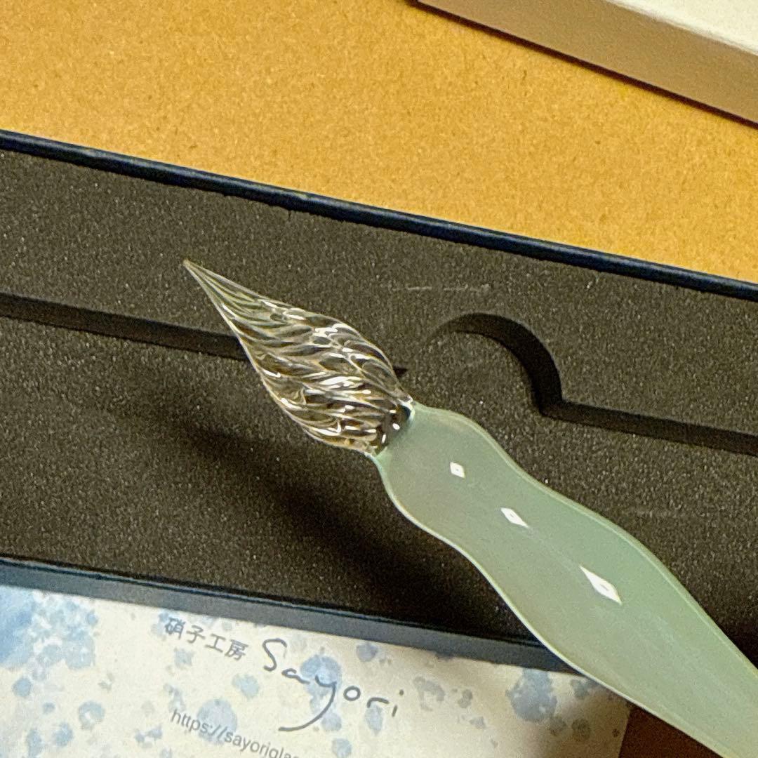 硝子工房Sayori　rei mini　mintイベント限定色　ガラスペン