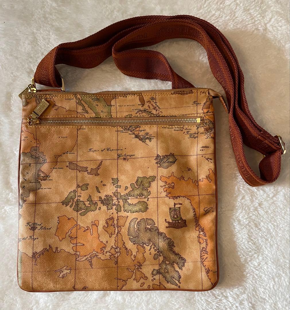 地図柄 ショルダーバッグ