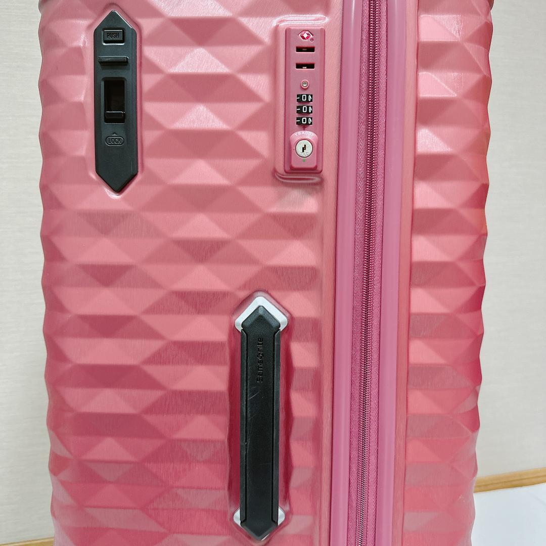 【美品】サムソナイトSamsonite ポリゴンスピナー75/28ピンク