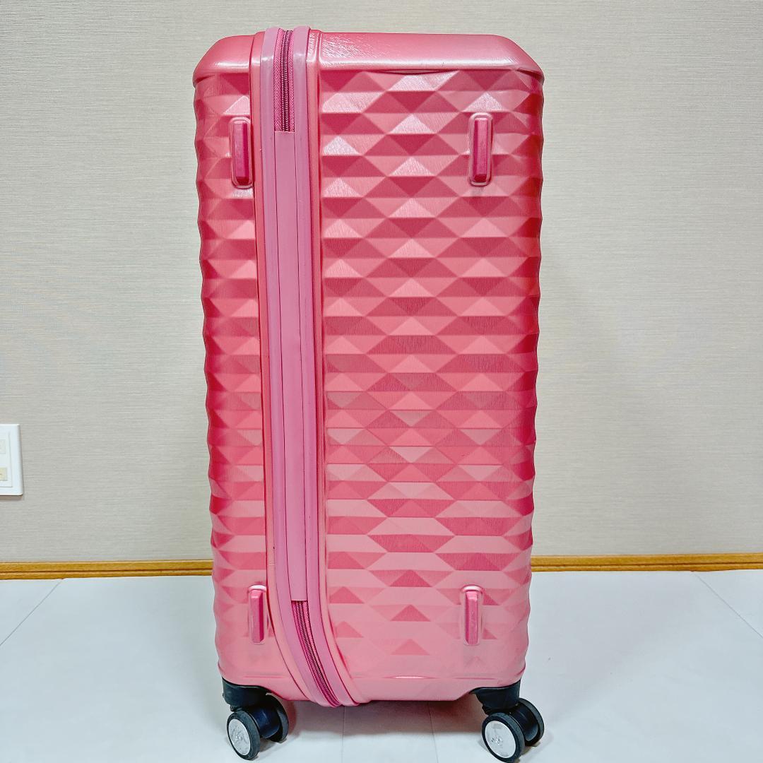【美品】サムソナイトSamsonite ポリゴンスピナー75/28ピンク
