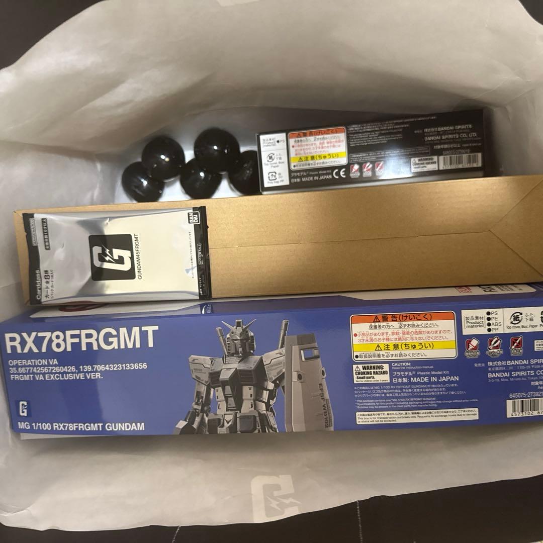RX78FRGMT GUNDAM 3点セット ＋ ガチャポン5点 ＋ ノベルティ