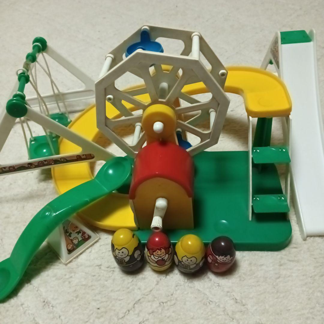 たのしいかんらん車　公園セット　野村トーイ ロンパールーム　HASBRO　昭和