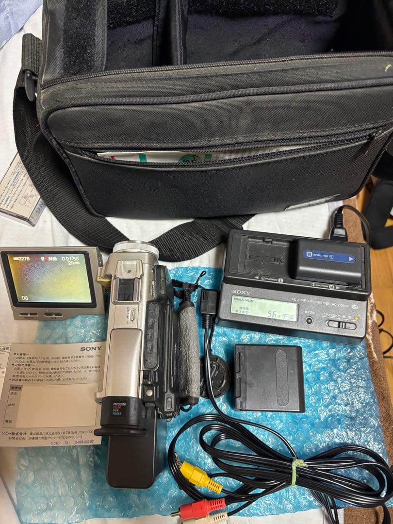 SONY DCR-TRV22 ビデオカメラレコーダー録画再生可動確認済み