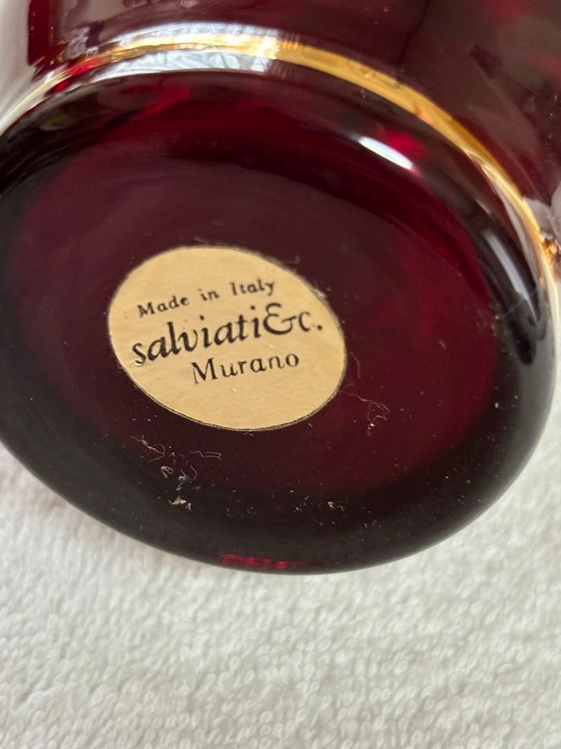 未使用ビンテージ❗️イタリア ベネチアングラス ムラーノ デキャンタグラスセット