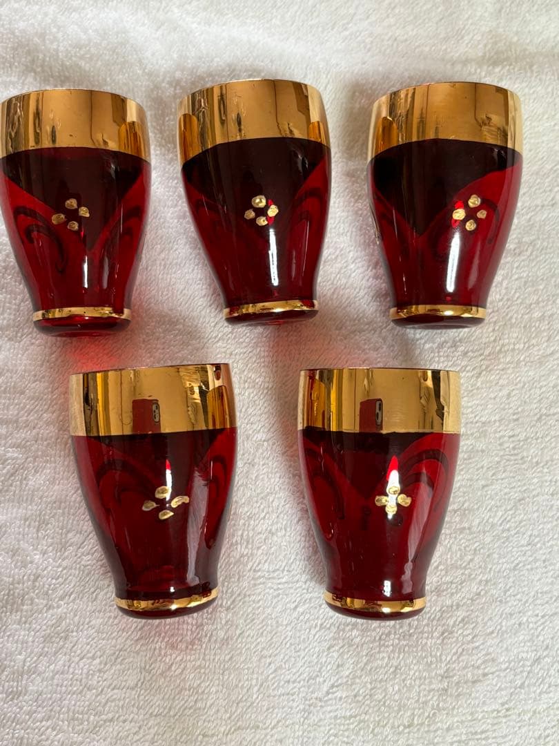 未使用ビンテージ❗️イタリア ベネチアングラス ムラーノ デキャンタグラスセット