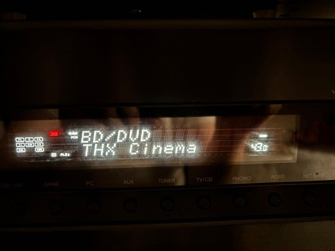 ONKYO動作確認済AVアンプ TX-NA808★元の取扱説明書＆電源ケーブル付