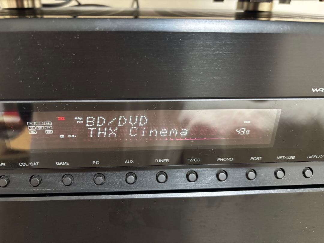 ONKYO動作確認済AVアンプ TX-NA808★元の取扱説明書＆電源ケーブル付