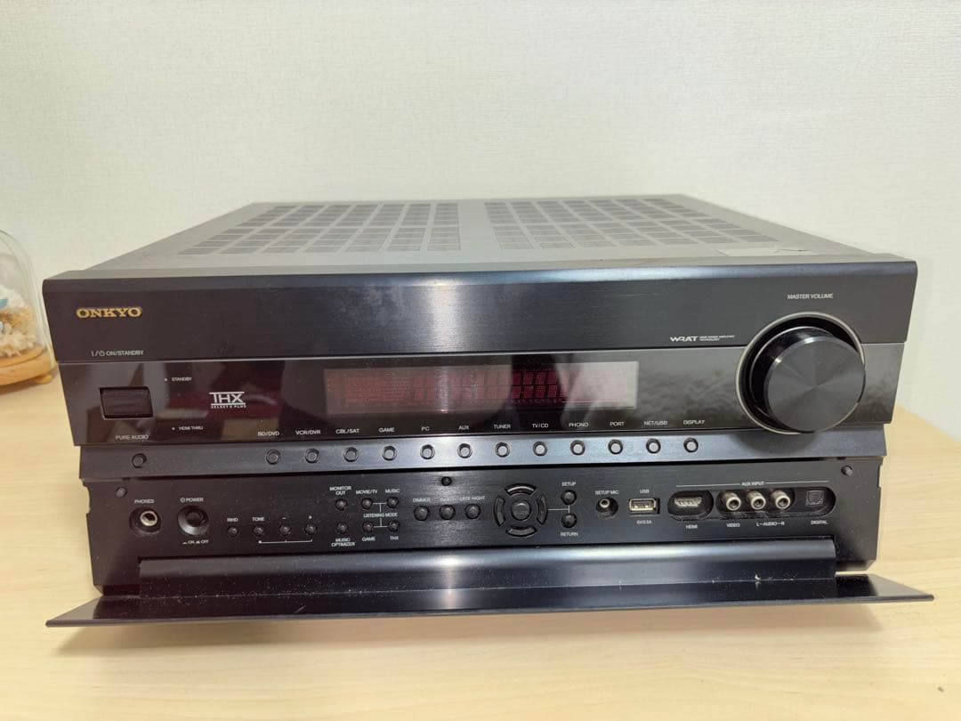 ONKYO動作確認済AVアンプ TX-NA808★元の取扱説明書＆電源ケーブル付