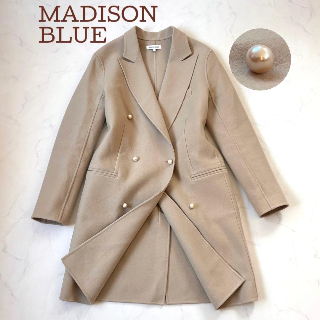 【希少なミドル丈！】マディソンブルー パールボタン チェスター リバーコート S