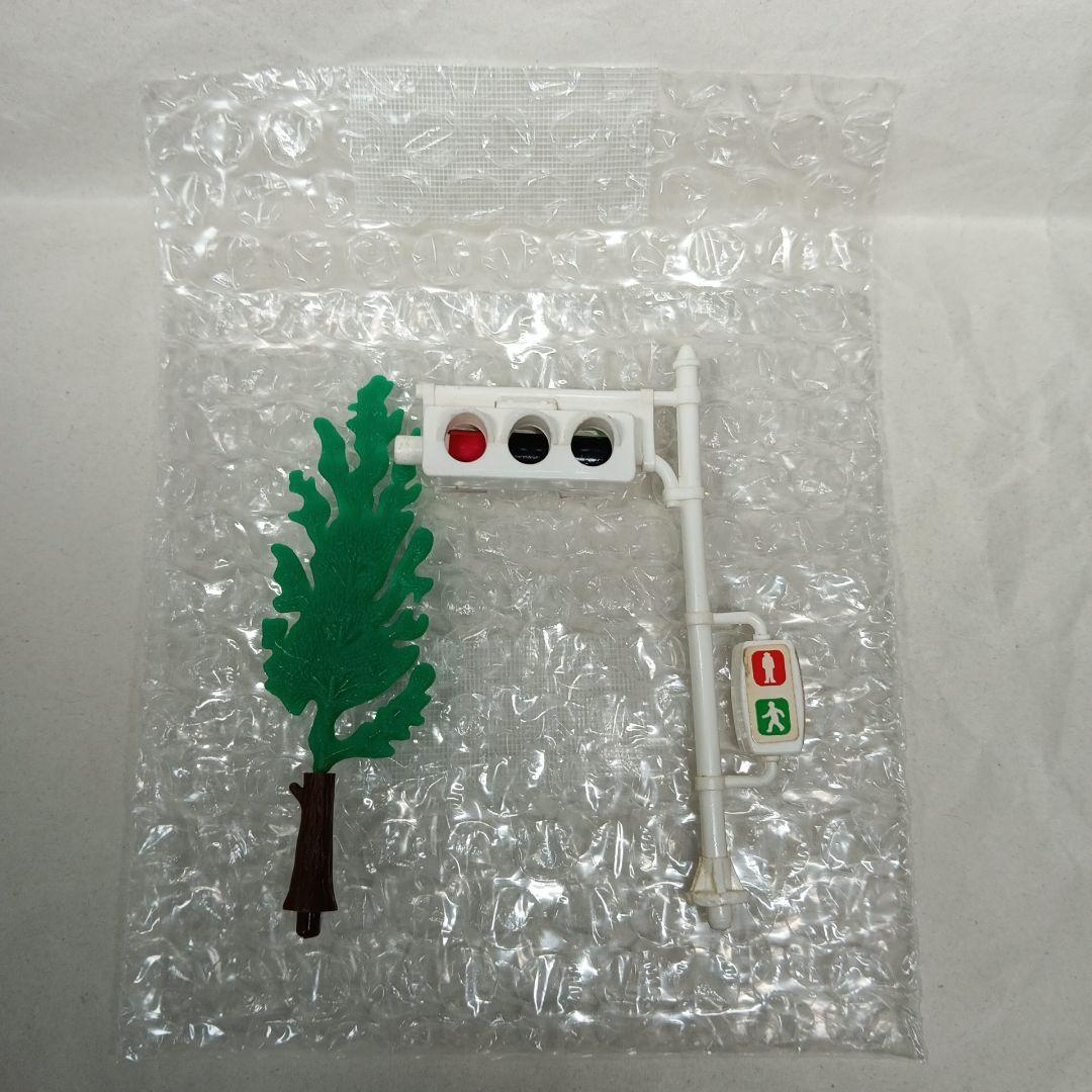 TOMY トミカタウン 信号機・樹木セット　初期 旧タイプ