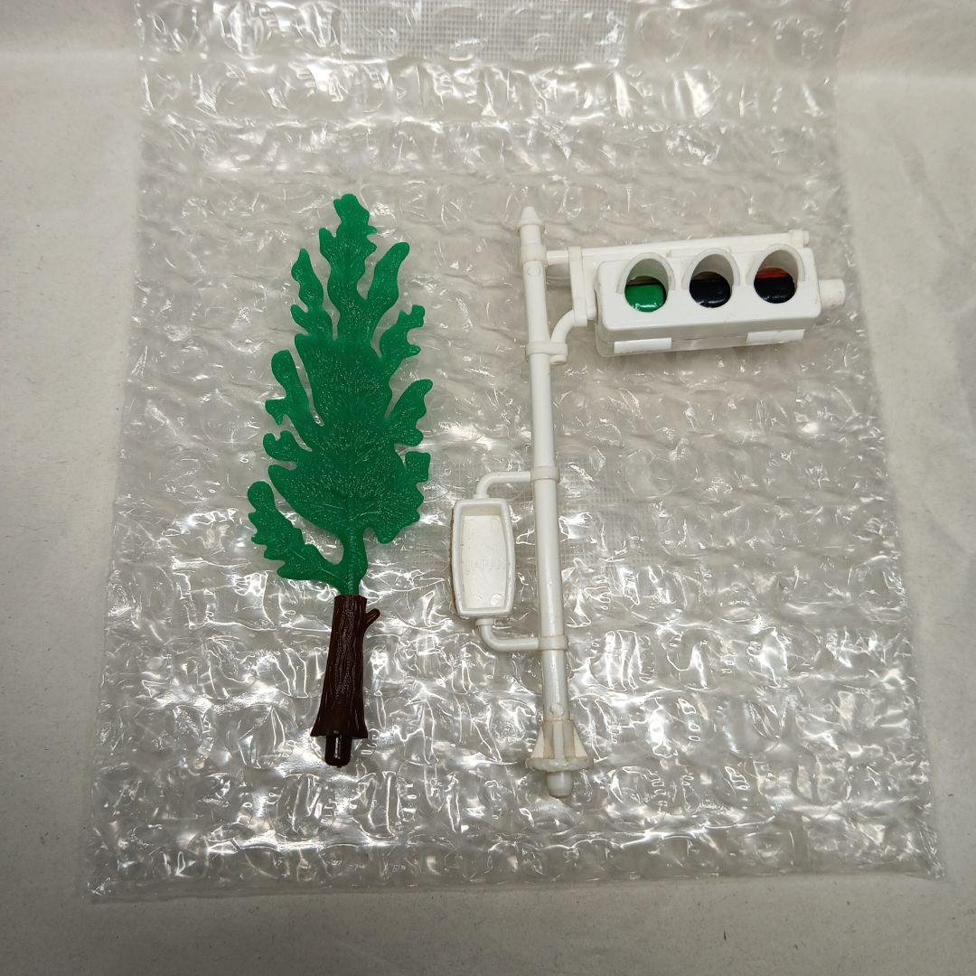 TOMY トミカタウン 信号機・樹木セット　初期 旧タイプ