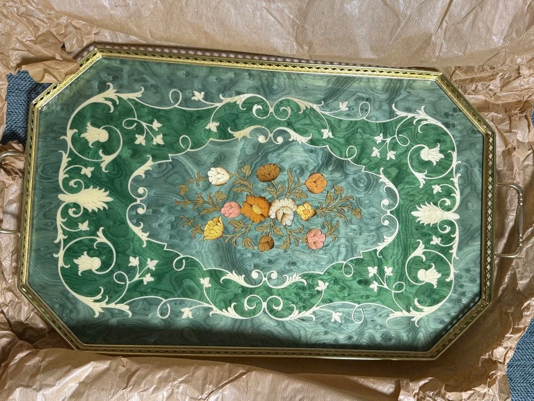 Demain ドマン　イタリア製　トレー　お盆　ビンテージ　新品、未使用