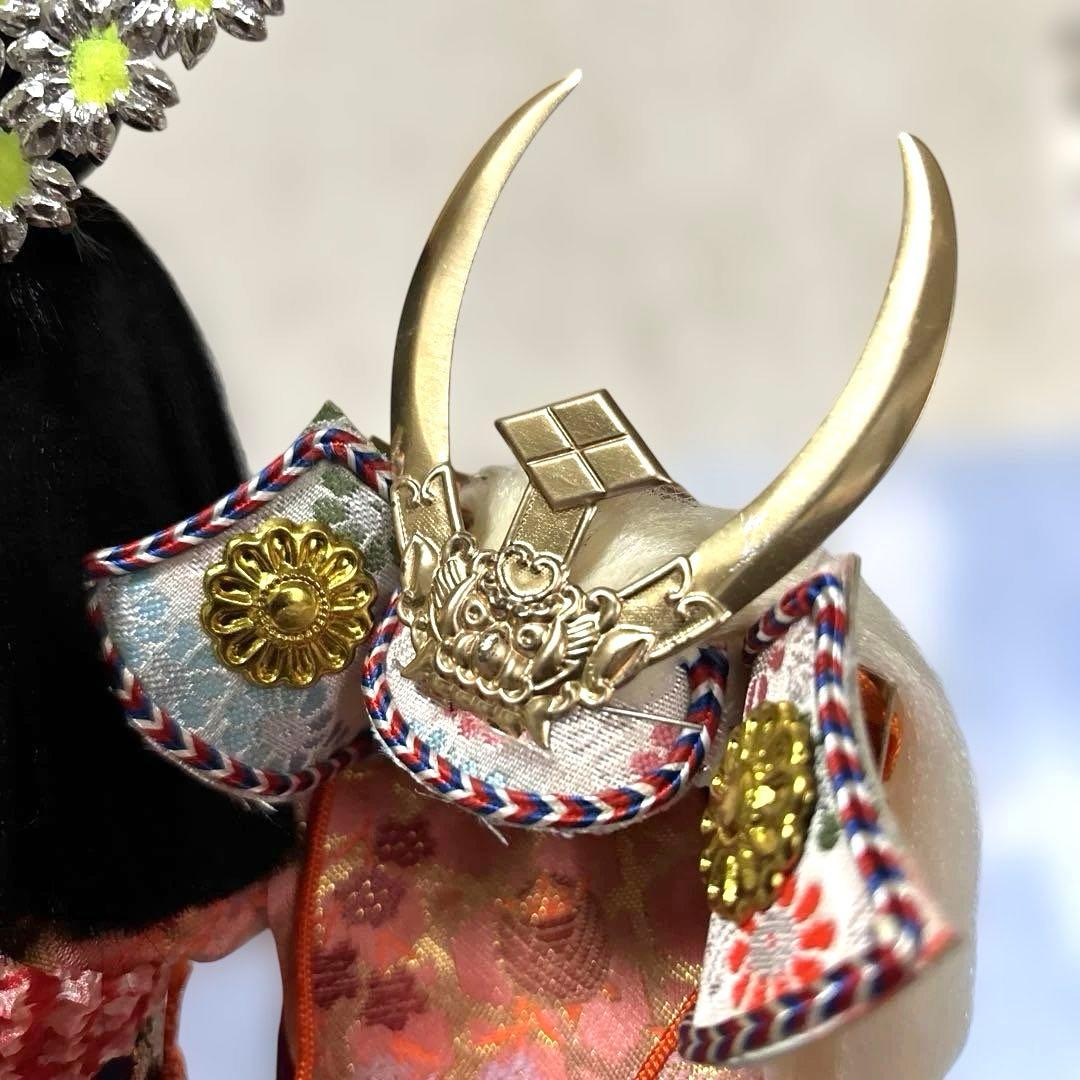 八重垣姫 赤姫 豊玉作 特選舞踊人形 衣装人形 日本人形 舞踊 兜 市松人形