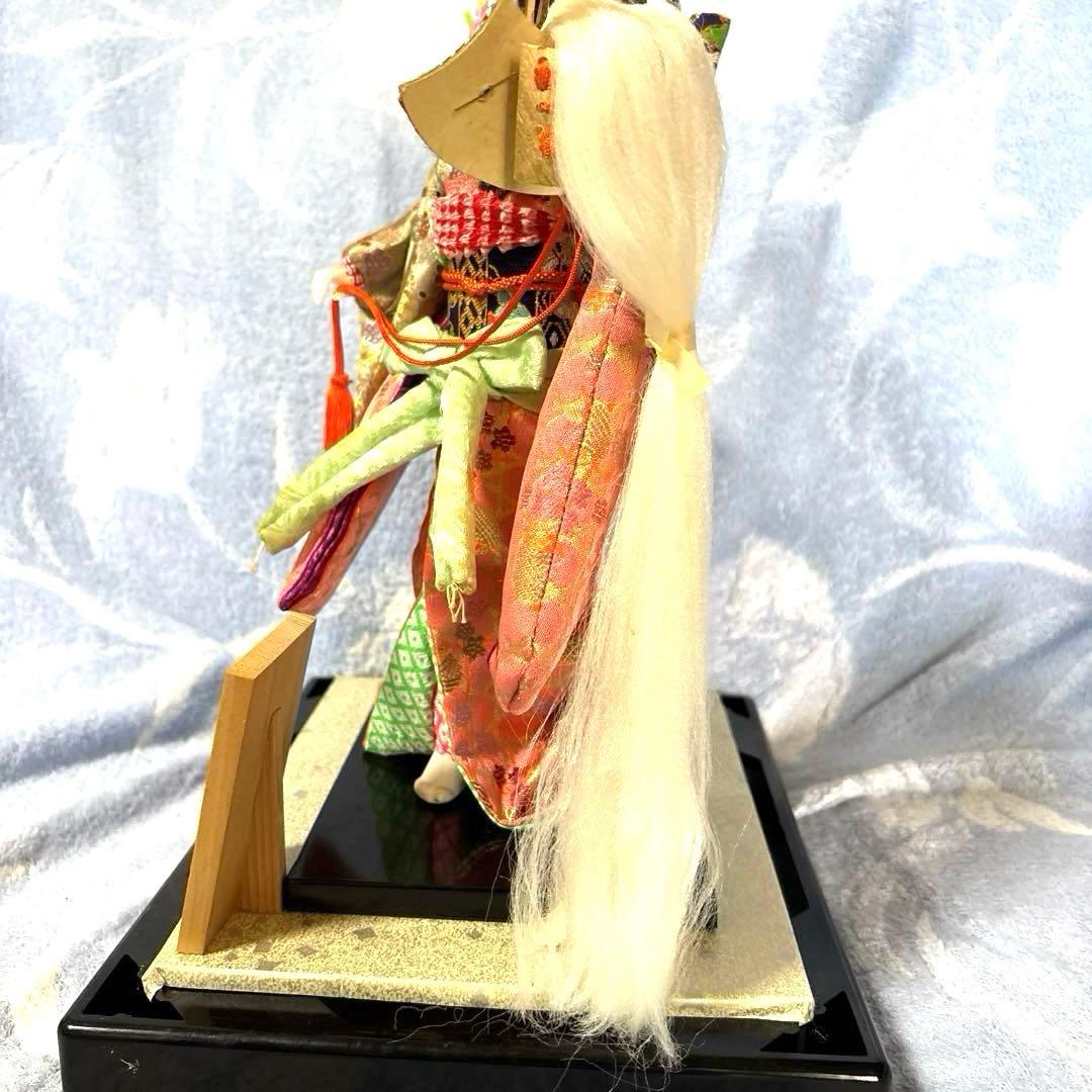 八重垣姫 赤姫 豊玉作 特選舞踊人形 衣装人形 日本人形 舞踊 兜 市松人形