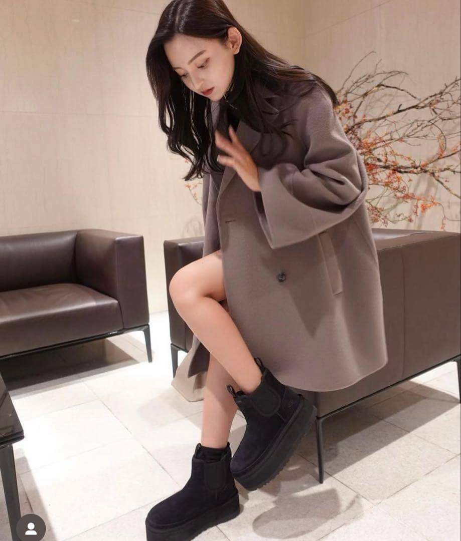 snidel リバーフレアコート