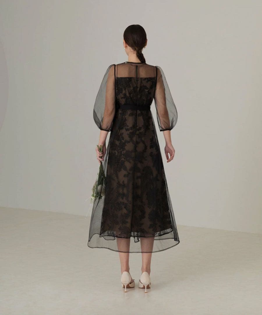 新品未使用 タグ付き LEJA Aラインワンピースドレス