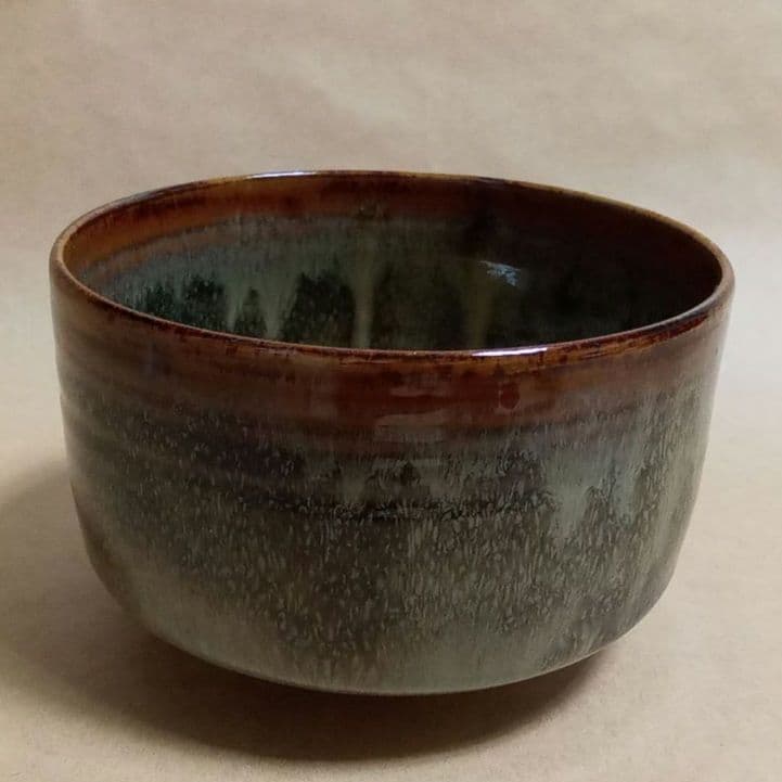 抹茶茶碗　高取焼　亀井楽山