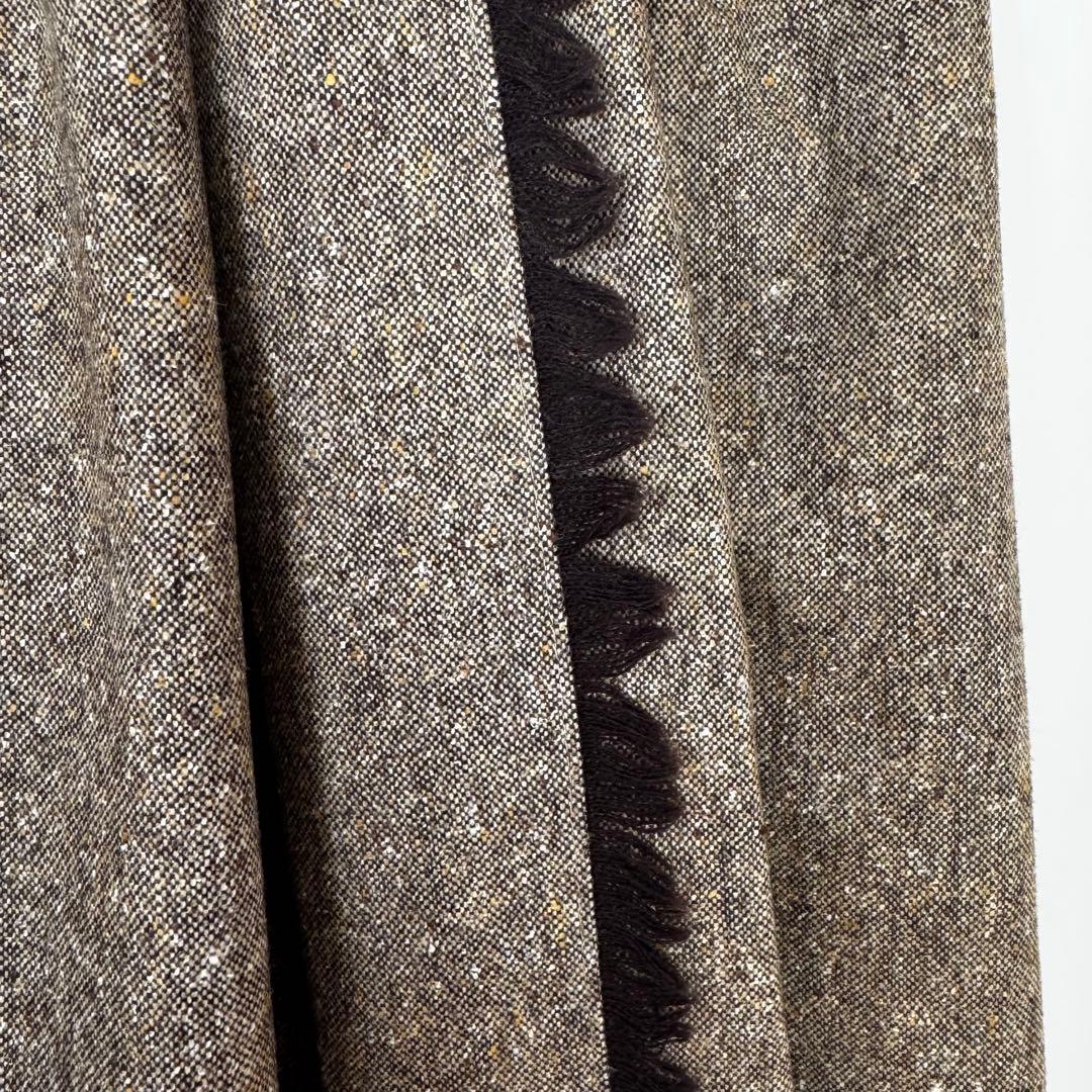 おにめぞO'NEIL OF DUBLINローウェストプリーツラップスカート