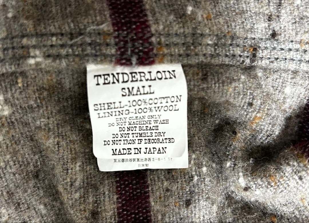 美品　テンダーロイン　T-COVERT JKT ジャケット　黒　S