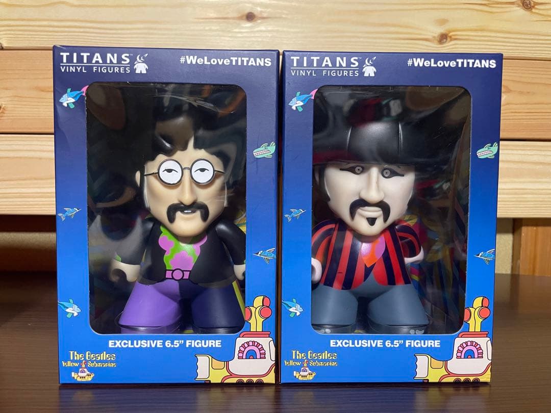 【未開封品】TITANS製 Beatles フィギュア4体セット