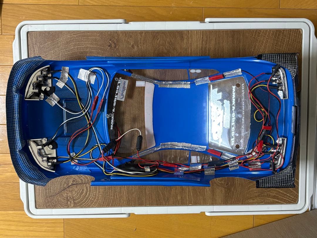 ヨコモ　シルビア s15 ラジコンボディ　ドリフト　1/10 YD-2 電飾付き