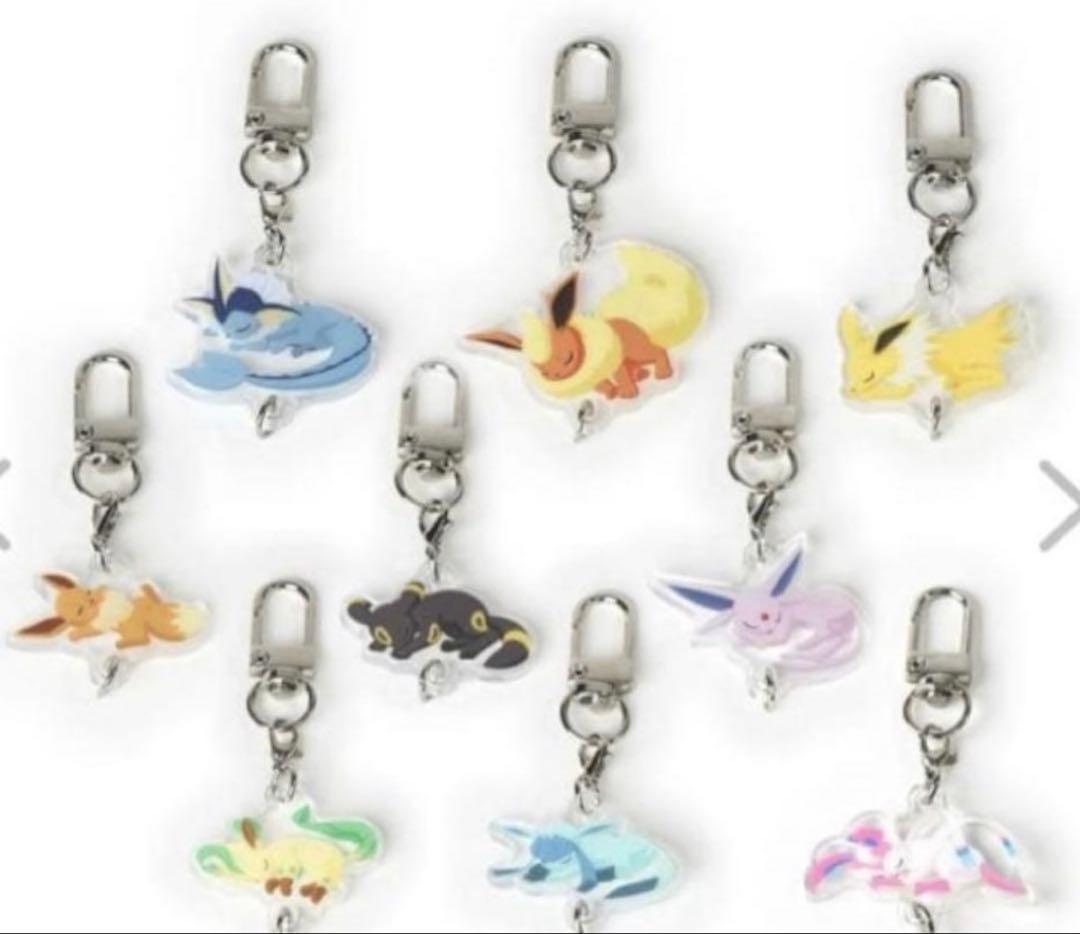 ポケモン　スリープ　つながる　アクリルチャーム　イーブイ　フレンズ　全9種
