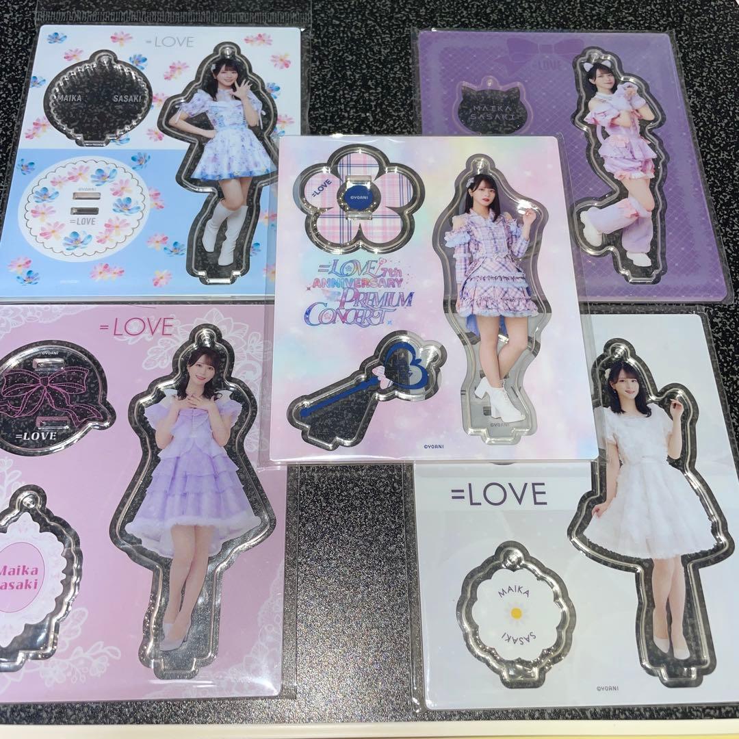 佐々木舞香　アクスタ5点セット