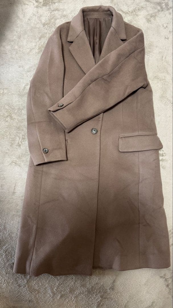 ABYTS ブラウン チェスターコート