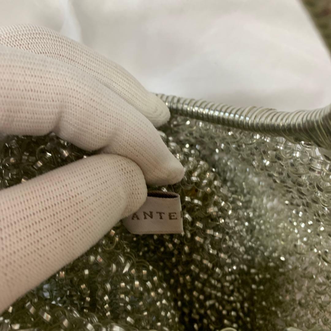 アンテプリマ美品希少シルバー ビーズ ハンドバッグ