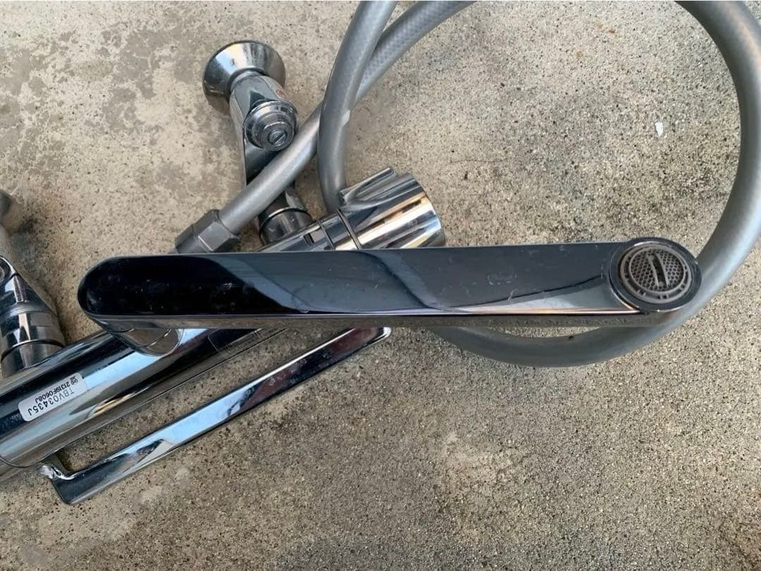 TOTO 浴室壁 サーモスタット アーチハンドル シャワー水栓 TBV03435