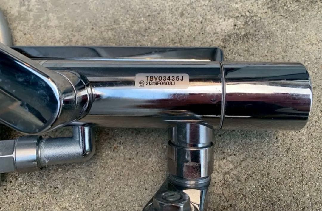 TOTO 浴室壁 サーモスタット アーチハンドル シャワー水栓 TBV03435