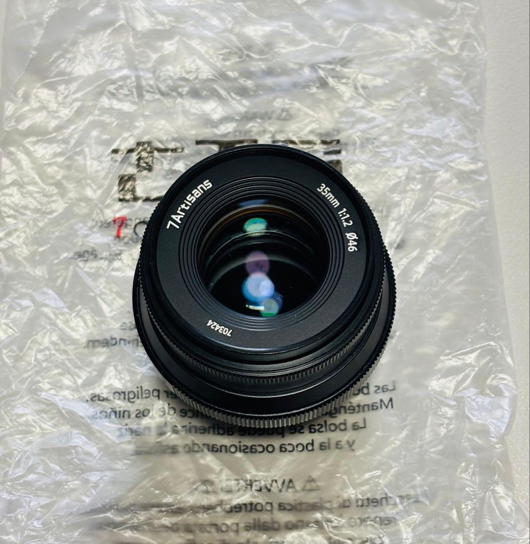 七工匠 7artisans 35mm f1.2 ブラック FXマウント