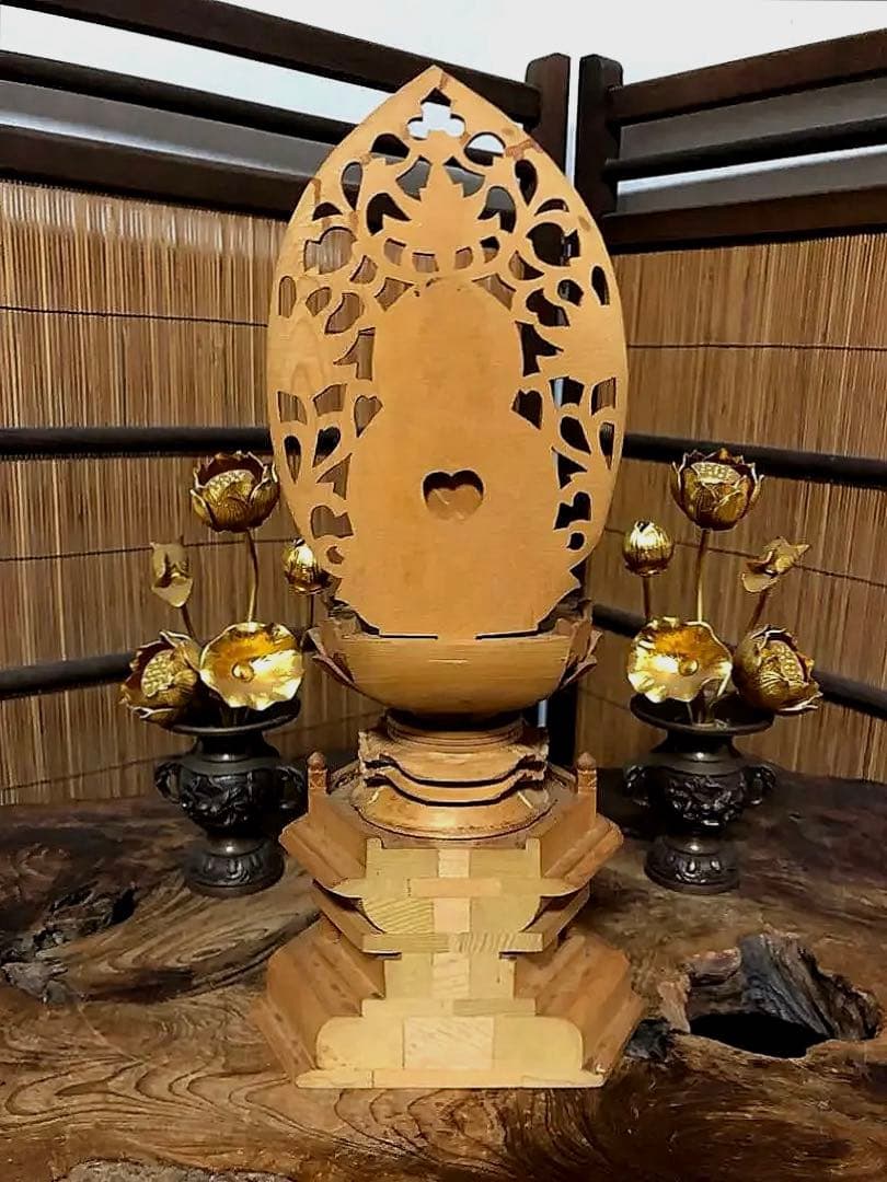 仏教美術 時代 木製 金彩 釈迦如来像 仏像