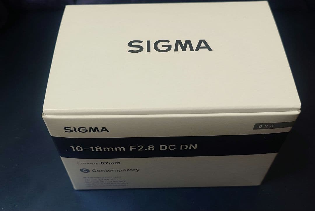 【新品未使用】SIGMA 10-18mm F2.8 DC DN