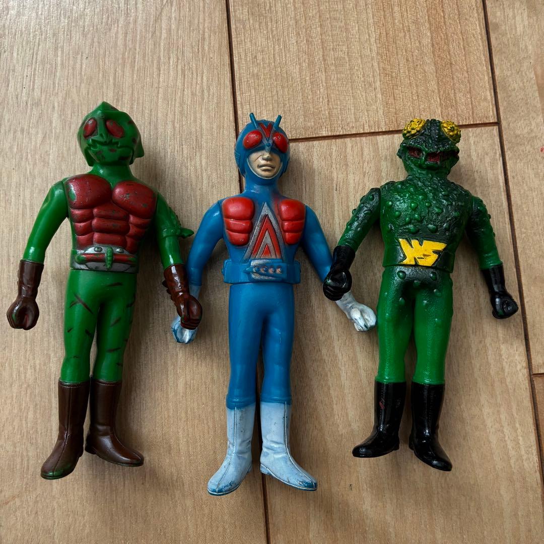 仮面ライダー　ソフビ　ポピー　8体