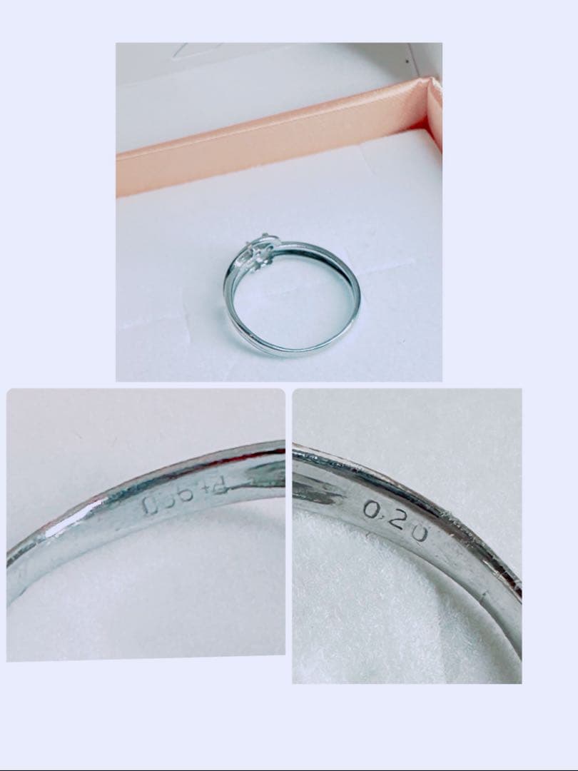 専用　プラチナ　ダイヤモンド　フラワーモチーフ　リング