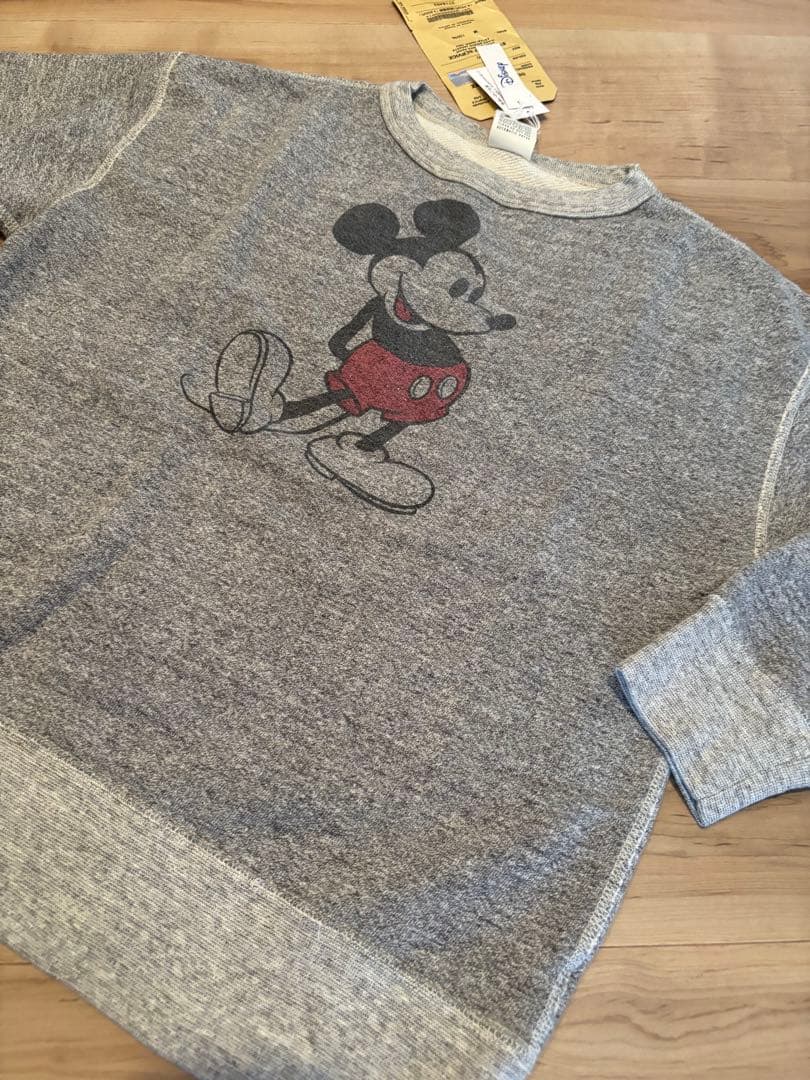 DENIMDUNGAREE Mickey刺繍＆ワッペンスエット140150160