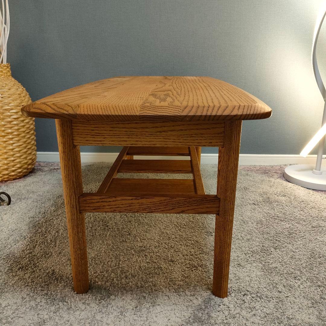 【ひつじ】MOMO NATURAL 収納棚付きローテーブル