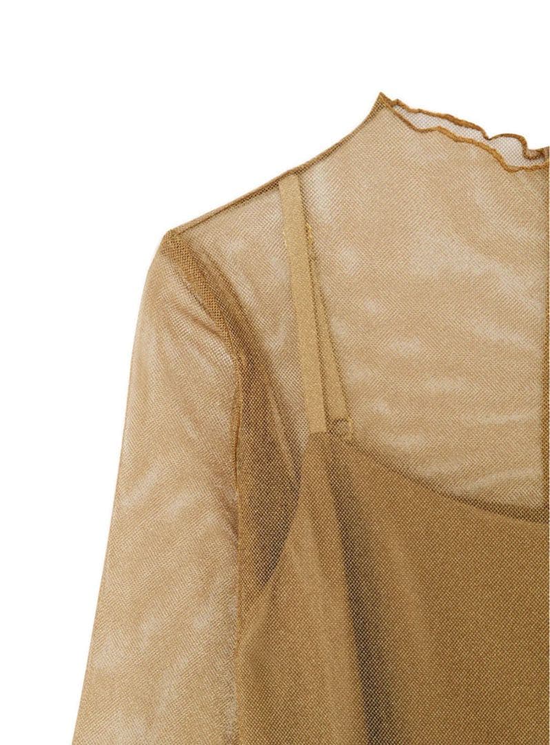 kaene ラメチュールメロウワンピース / 100535